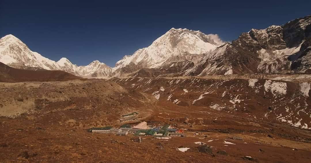 Lobuche to Kathmandu Group Helicopter Flight